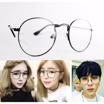 Mắt kính ngố tròn kiểu hàn quốc dành cho nam và nữ