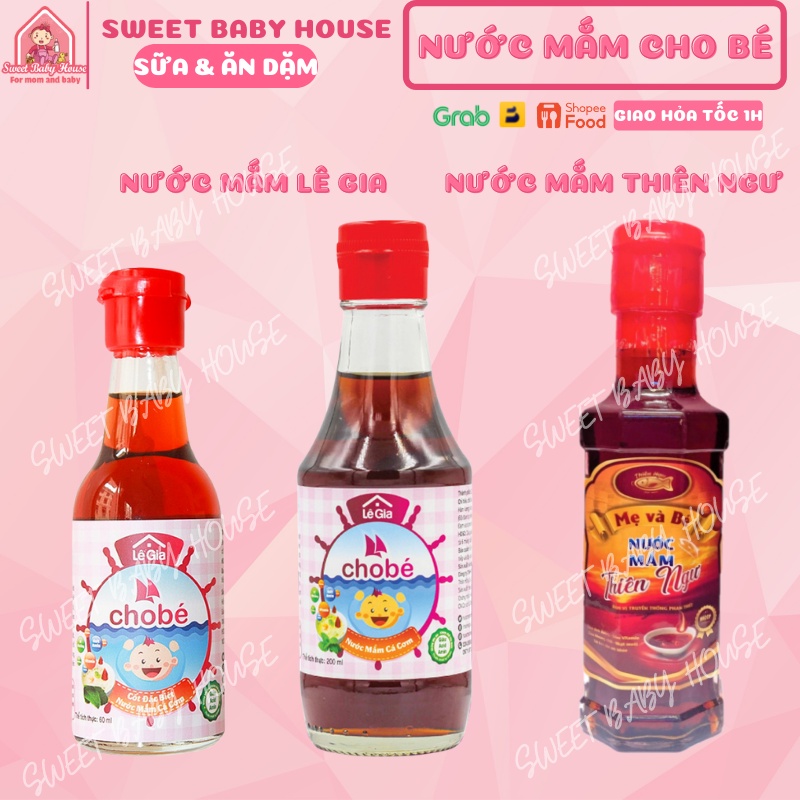 Nước mắm mẹ và bé Lê Gia, Thiên Ngư cho bé ăn dặm - Sweet Baby House