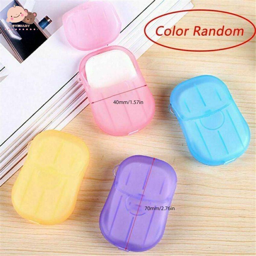 Xà phòng giấy mini dùng một lần nhỏ gọn tiện lợi khi du lịch