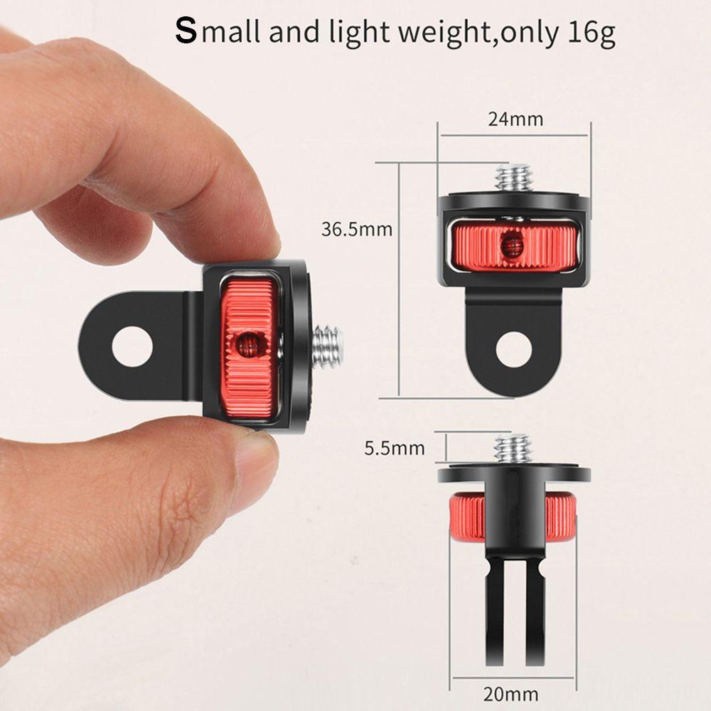 BEBETTERM Giá Đỡ Xoay 360 Độ Ốc Vít 1 / 4 inch Cho Gopro 10 9 Insta360 One X2 DJI Action 2