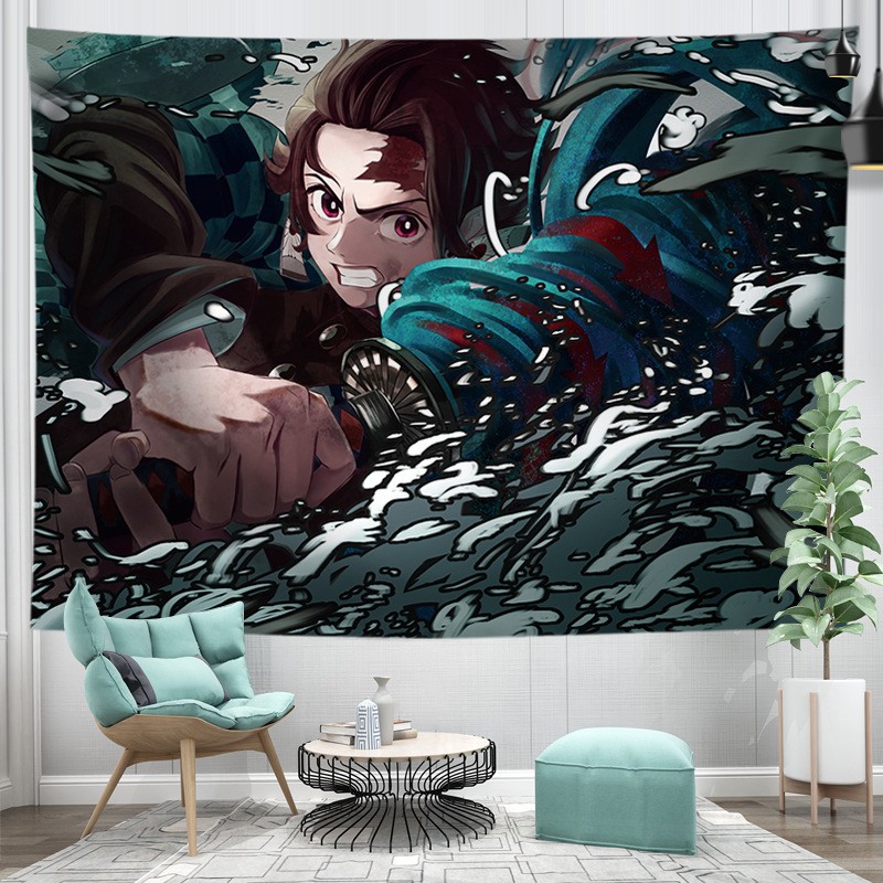 Vải Treo Tường Anime Kimetsu No Yaiba Decor Phòng Chọn Lọc Những Bản Đẹp