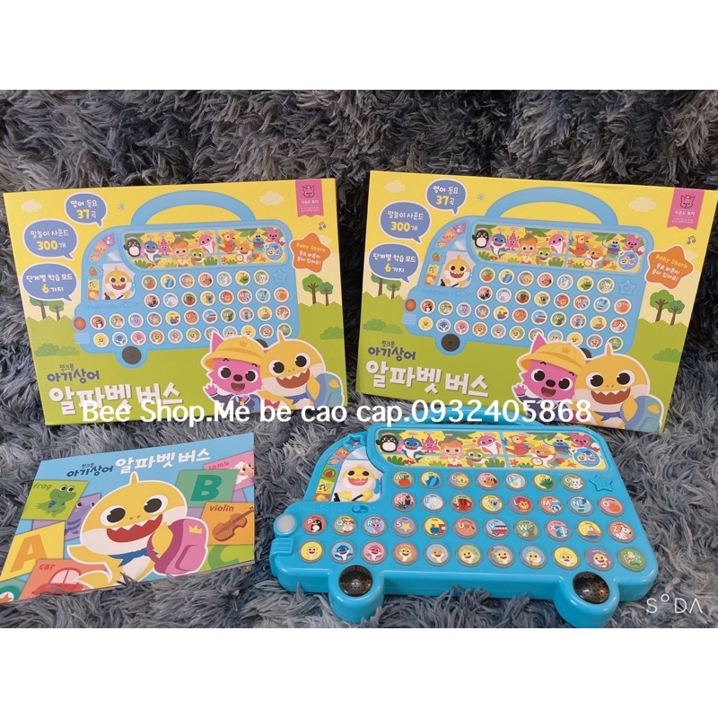 (Chính hãng-Có sẵn)Xe Bus Pinkfong Baby Shark nội địa Hàn