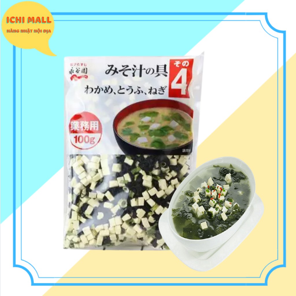 Rong biển wakame đậu phụ khô gói 100g (Date T11.2022)