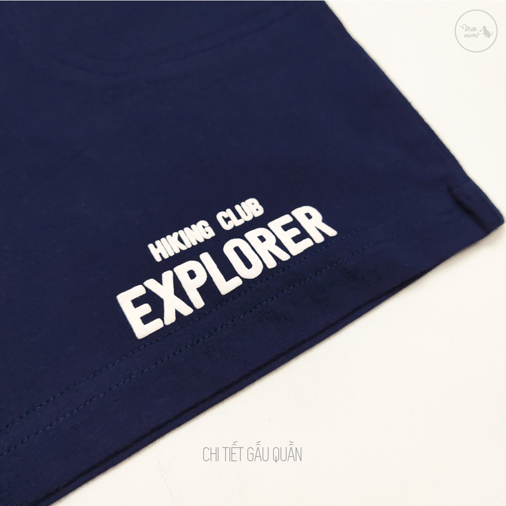 Đồ Bộ Ba Lỗ Bé Trai Bigfox Size Đại, Bộ Sát Nách Trẻ Em Mùa Hè In EXPLORER, Chất Cotton 2-11 Tuổi