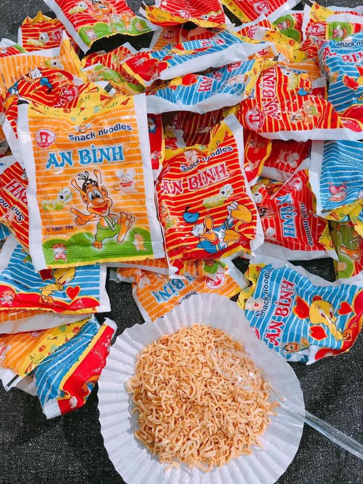 10 Gói Mì Tôm Trẻ Em  Giòn Rụm