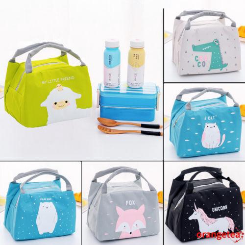 Túi vải canvas đựng đồ ăn trưa kiểu dáng động vật dễ thương | BigBuy360 - bigbuy360.vn