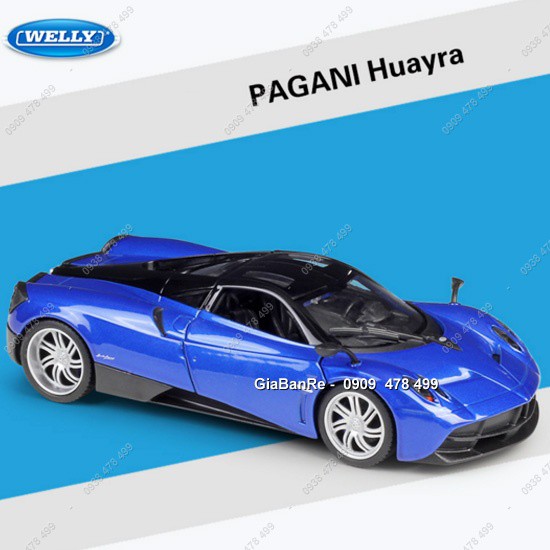 Xe Mô Hình Kim Loại Pagani Huayra Tỉ Lệ 1:24 - Welly - 8442