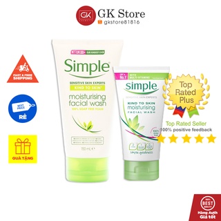 Sữa rửa mặt cho da nhạy cảm - sữa rửa mặt cho da nhạy cảm - simple kind to skin moisturising facial wash