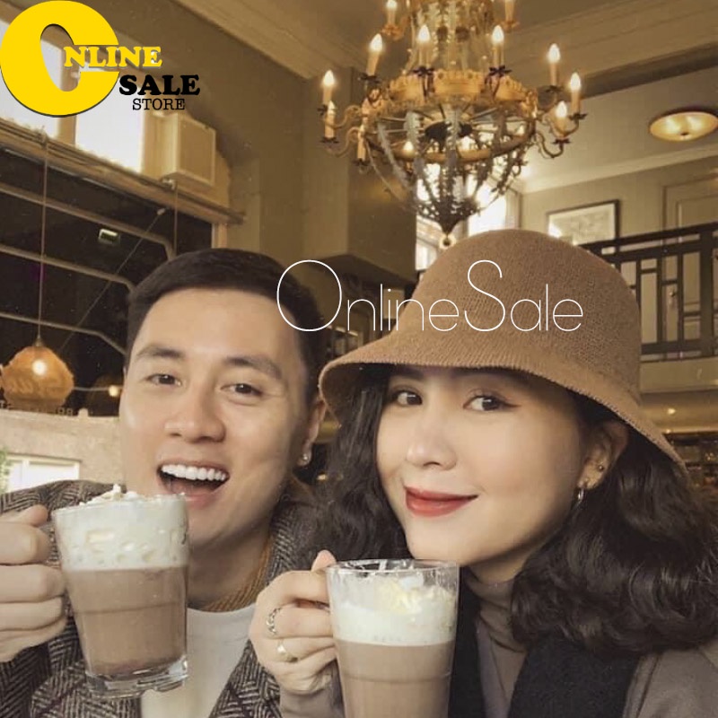Mũ nón cói nữ đi biển Hàn Quốc chữ M phong cách trẻ trung năng động