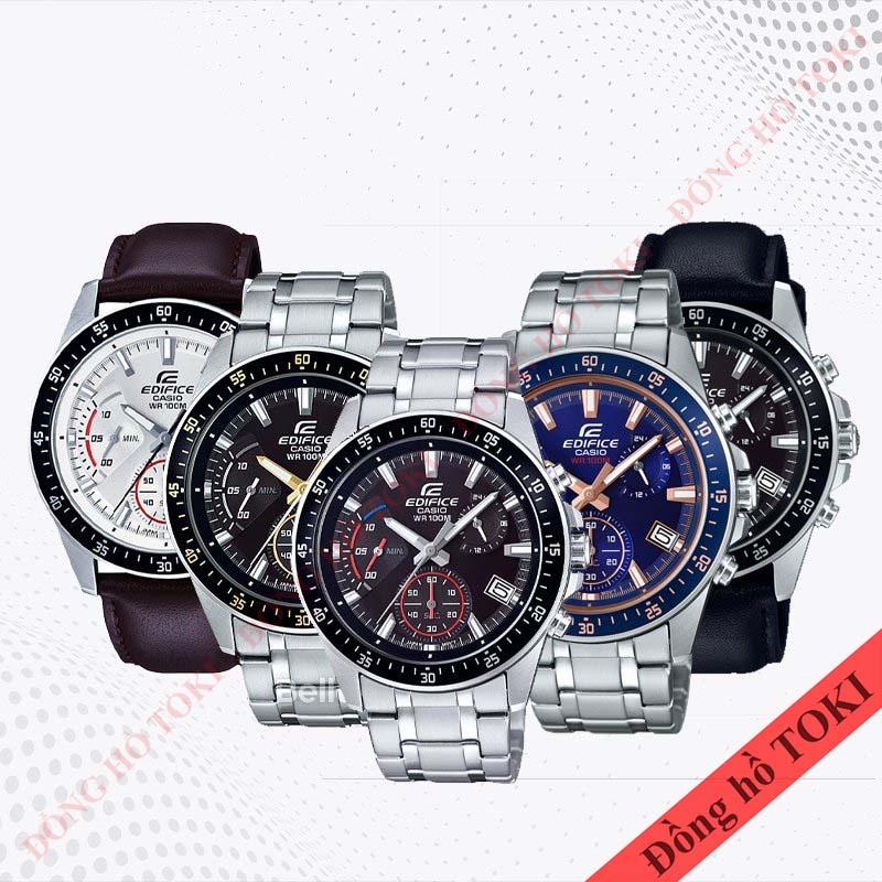 Pin thay cho đồng hồ đeo tay casio Edifice EFV-540 dây da, dây kim loại