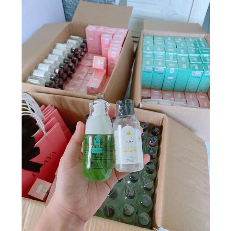 Xịt Khoáng Khử Mùi Vùng Kín ONAYA Màu Hồng Minaral Spray Lovely chính hãng giá tốt