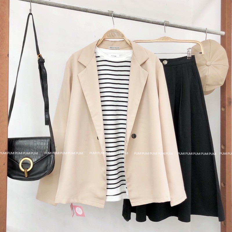 Áo khoác vest 1 lớp 2 nút Pumi | BigBuy360 - bigbuy360.vn