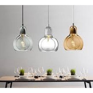 Đèn thả thủy tinh trang trí bàn ăn THCN 208A