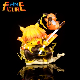 Mô hình Pikachu Cosplay Kimetsuno yaiba