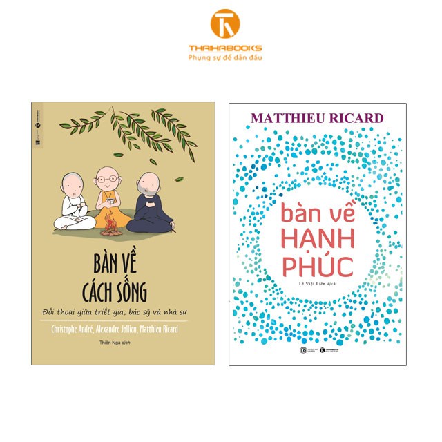 Sách - Combo Bàn về cách sống và Bàn về hạnh phúc Tặng Kèm Bookmark