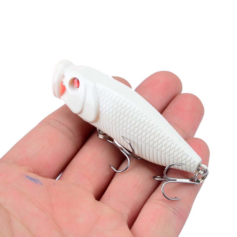 6.5cm / 8.3g Popper Dạ Quang Mồi Cứng Nhựa Nhân Tạo Nổi Bionic Mồi ✷ ❈ Mắt 6 Với Móc Tăng Cường Sắc Nét Wobbler Swimbait Mô Phỏng Mồi Câu Cá Biển Dụng Cụ Câu Cá Ngoài Trời