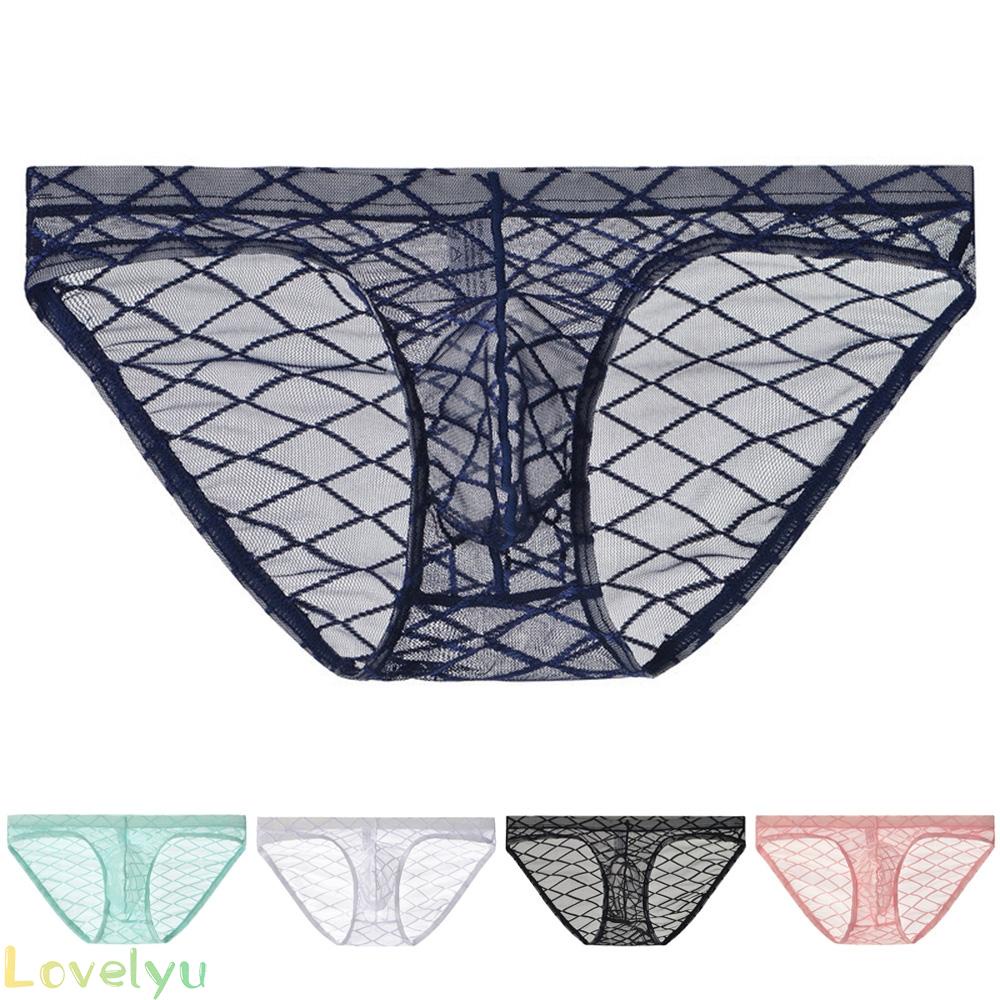 Quần Lót Nam Dạng Lưới Xuyên Thấu Quyến Rũ