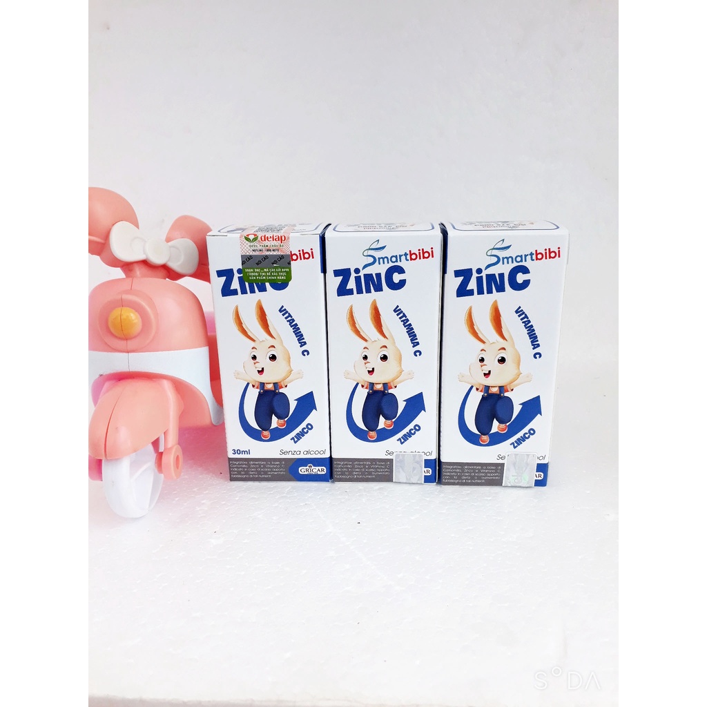 Siro Kẽm hữu cơ nhỏ giọt Smartbibi ZinC, giúp tăng sức đề kháng, hỗ trợ cải thiện tình trạng biếng ăn, chậm lớn ở trẻ