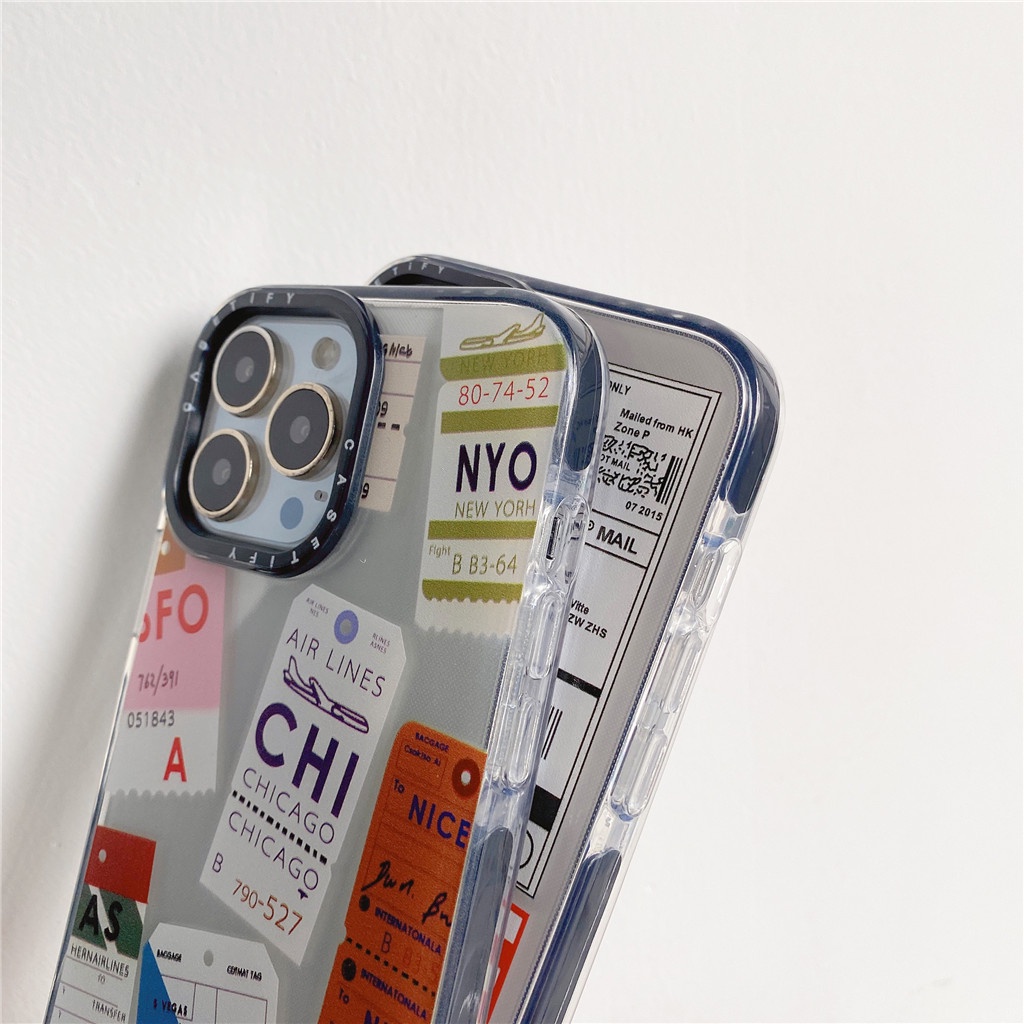Ốp điện thoại TPU mềm trong suốt viền màu HD cho iPhone Case 13 Pro Max 13 Pro 13 12 Pro Max 12 Pro 11 Pro Max