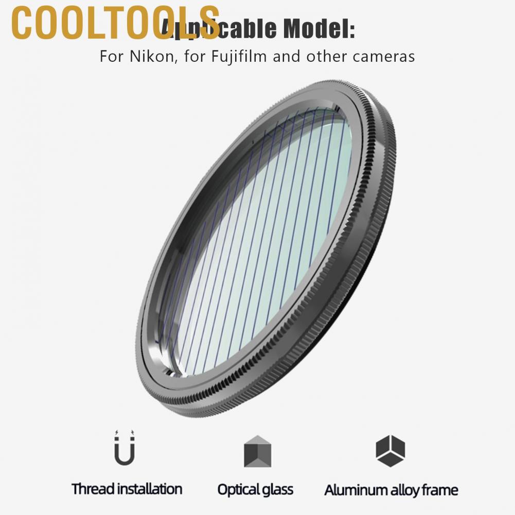Cooltools Junestar Blue Streak Special Effects Filter Anamorphic Optical Glass for Nikon Camera Accessory