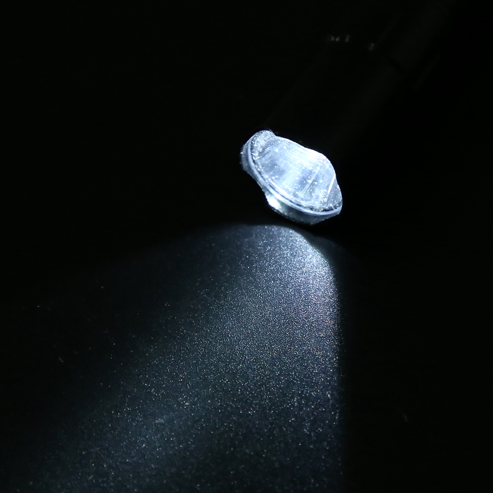 Đèn pin LED loại nhỏ 3W có đèn và móc khóa chống nước màu đen