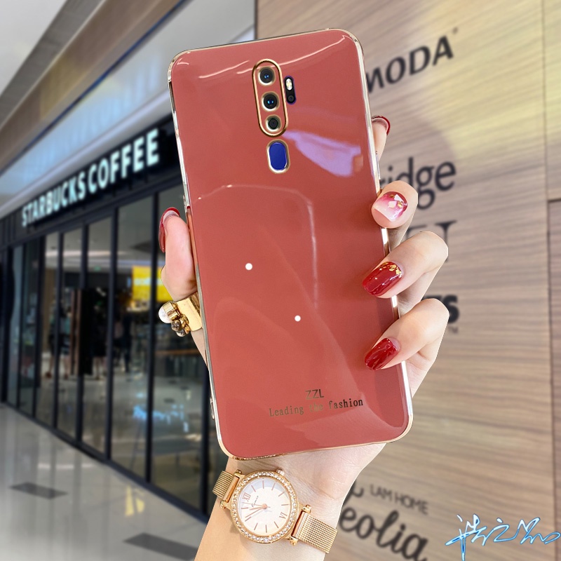 Ốp Điện Thoại Silicon Mềm Kết Cấu Sang Trọng Bảo Vệ Cho OPPO A9 2020 Case A5 2020 2022