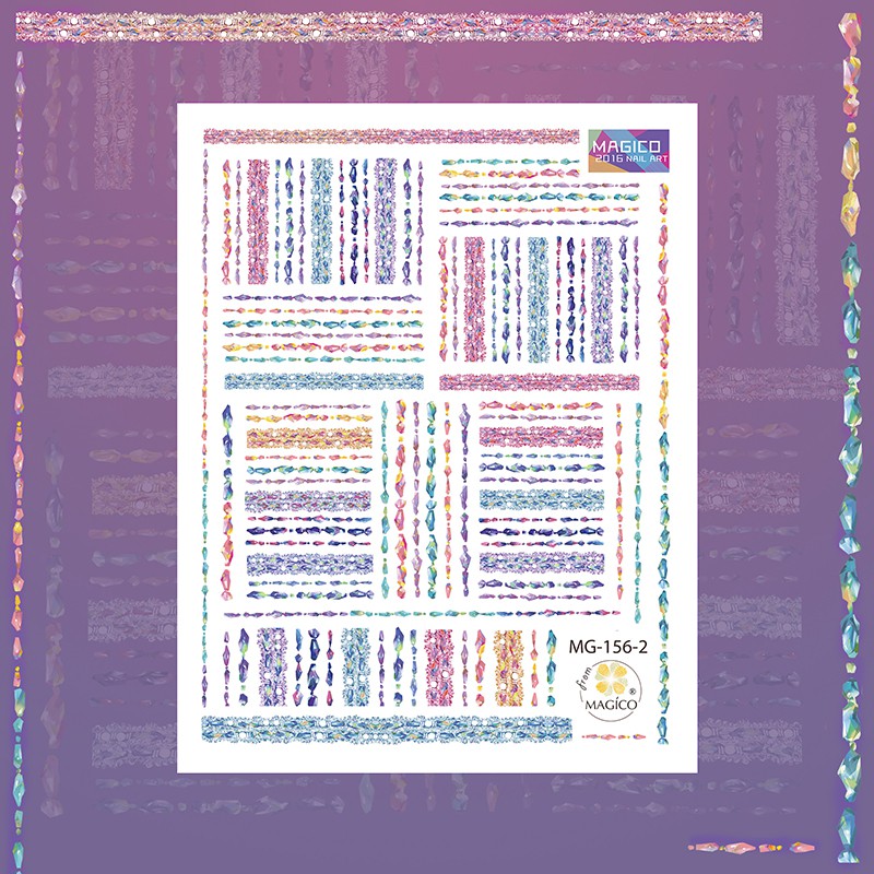 Sticker 3D - Hình dán móng tay magico 156-2