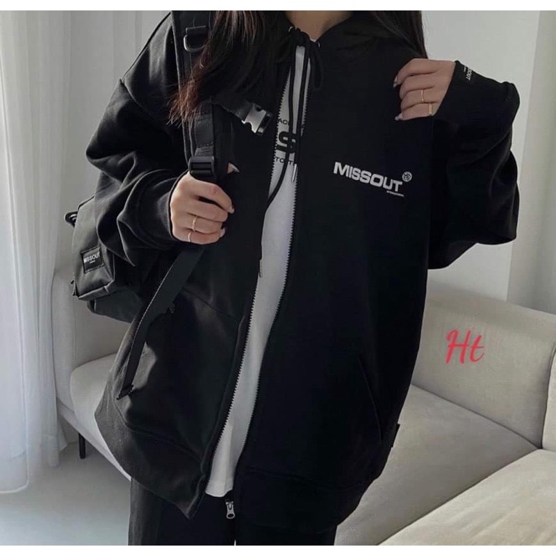 Áo khoác nỉ cotton missout H2A
