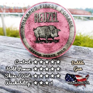 Sáp vuốt tóc Reuzel Pink Pomade 4oz