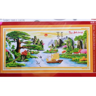 Tranh thêu chữ thập Thuận buồm xuôi gió F283 (chưa thêu)