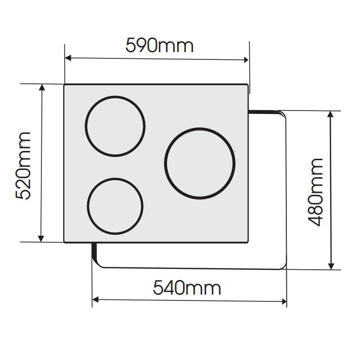 [Mã ELMS5TR giảm 5% đơn 5TR] Bếp từ Faster FS 613SI nhập khẩu Malaysia, bếp 3 lò từ, bếp điện từ