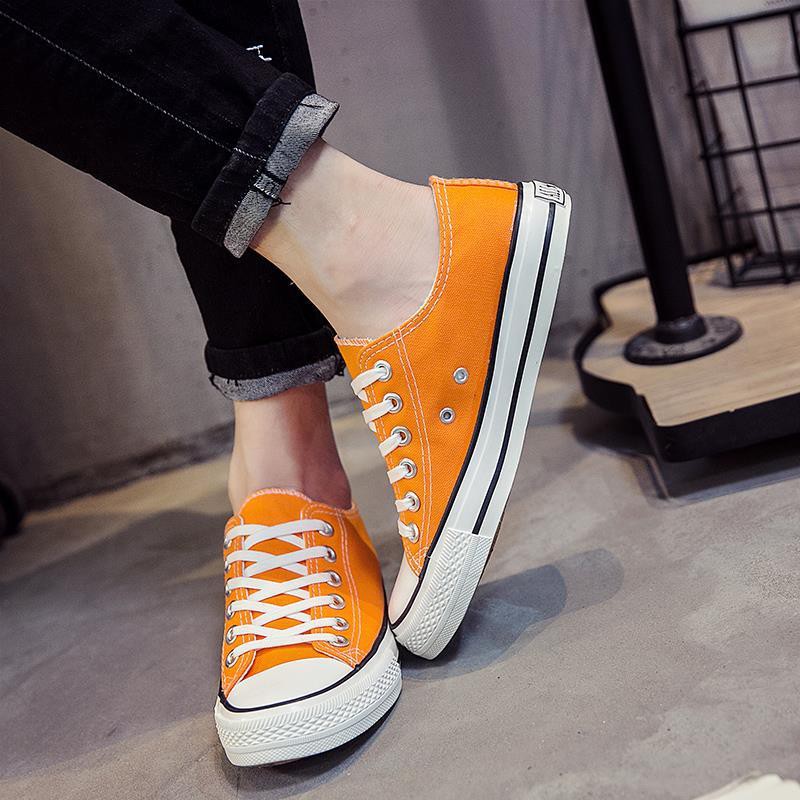 Giày Thể Thao Vải Bạt Thời Trang Hàn Cho Nam Nữ