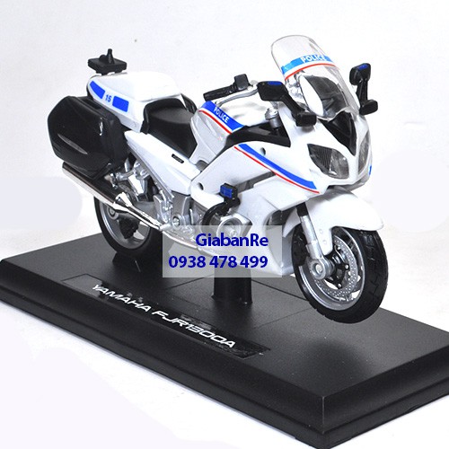 Xe Mô Hình Moto Cảnh Sát Yamaha FJR 1300A Tỉ Lệ 1:18 - Maisto - 8884t