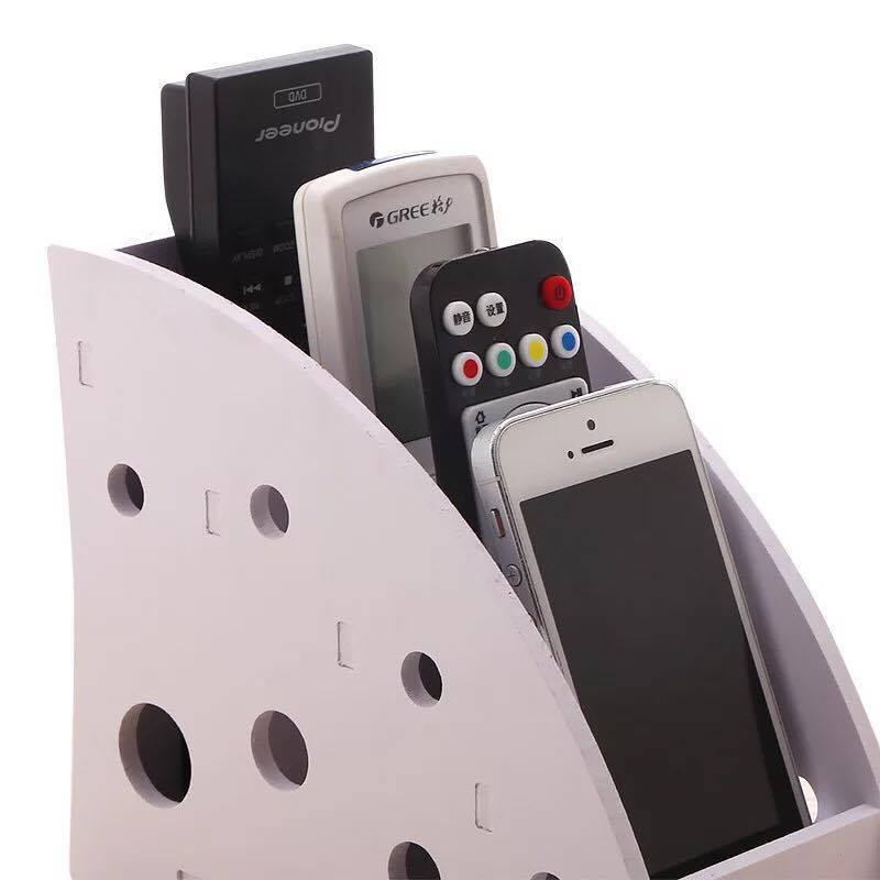 Kệ Đựng Remote, Hộp Để Đồ Đa Năng - Màu Trắng.