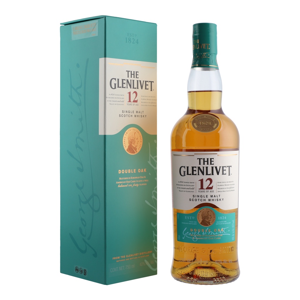 Rượu The Glenlivet 12YO Nồng Độ Alc 40% 700ml [Whisky] Có Kèm Hộp