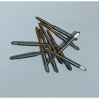 MŨI TARO HSS PHỦ VÀNG THẲNG (M2-M12). Taro phủ vàng, rãnh thẳng.