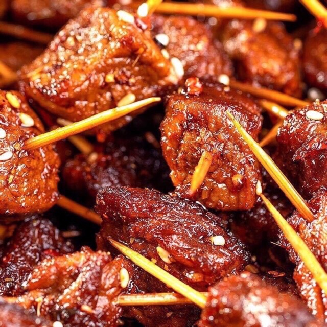 Thịt gà xiên cay 💥ngon tụt lưỡi💥