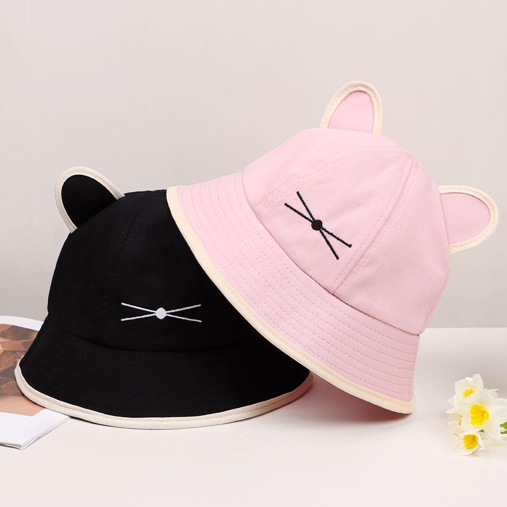 Mũ Tai Bèo Chống Tia UV Hình Mèo Dễ Thương