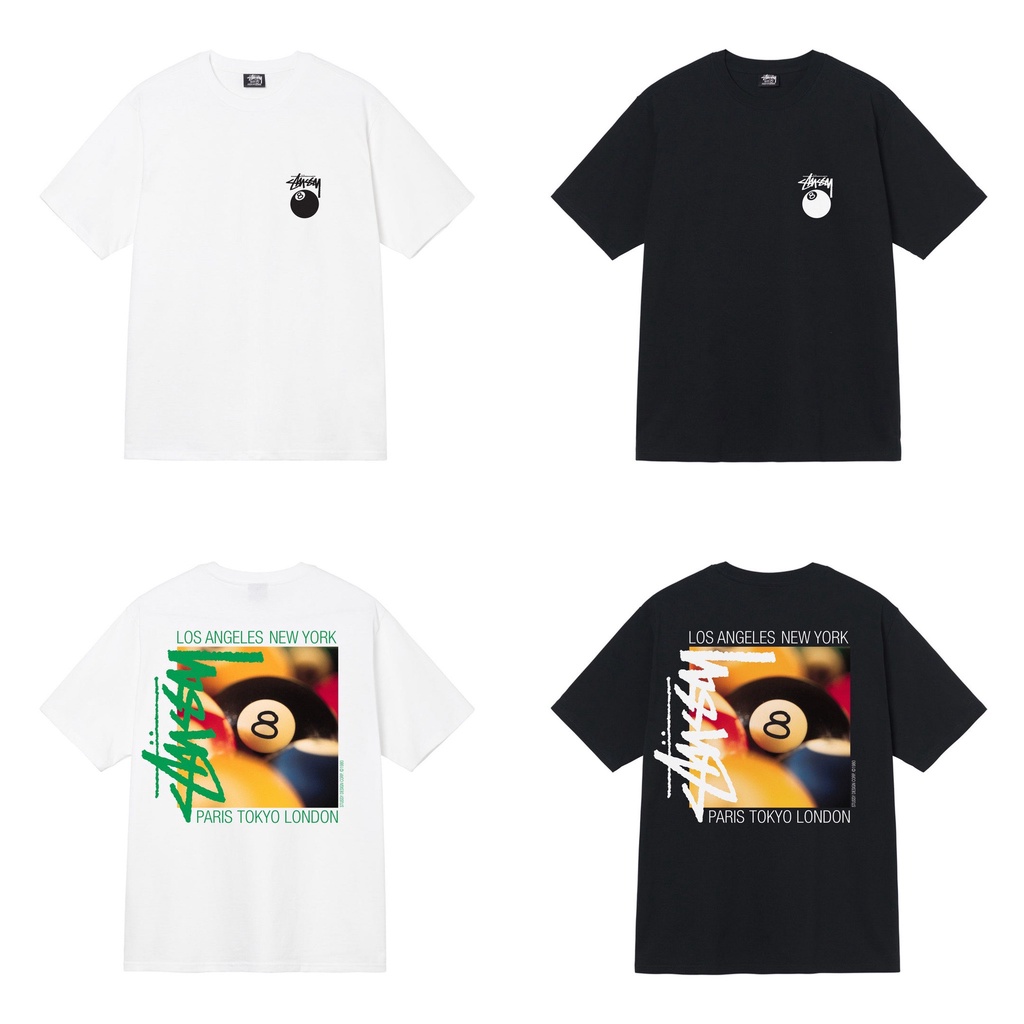 Áo Thun Stussy Billiards 100% CHÍNH HÃNG - CÓ SẴN