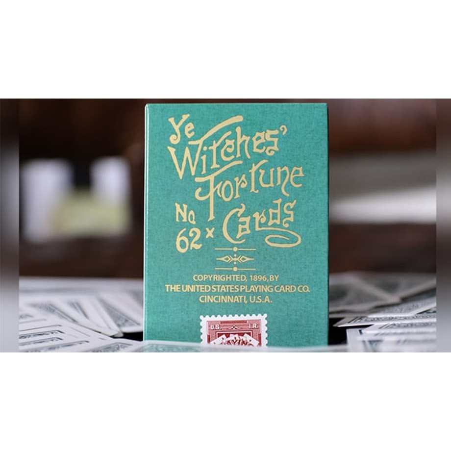 Bài Tây ảo thuật cao cấp chính hãng từ MỸ: Limited Edition Ye Witches' Fortune Cards (2 Way Back Green Box)