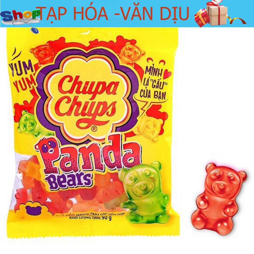 Kẹo Dẻo Chupa Chups Gấu Panda Gói 90g