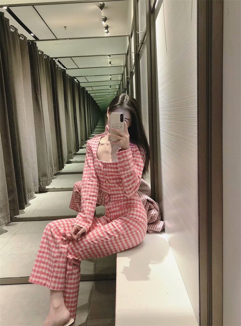 Quần Tây Ống Đứng Cạp Cao Phong Cách Retro Âu Mỹ 2021 Cho Nữ 2505645 | BigBuy360 - bigbuy360.vn