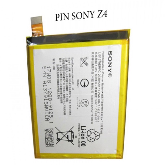 Pin sony Z4/C5 zin ( chính hãng)