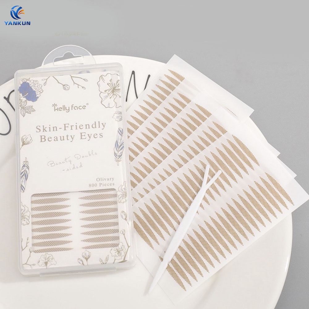 (Hàng Mới Về) Set 20 Tấm Băng Keo Dán Trang Điểm Mắt Màu Sắc Tự Nhiên Sáng Tạo