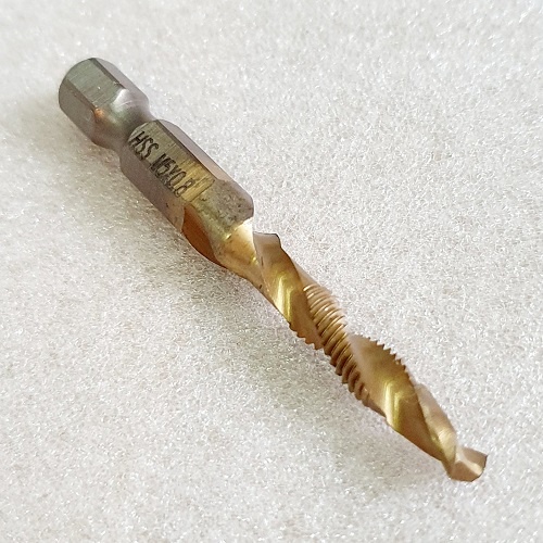 Một Mũi Khoan Tạo Ren Trong M5, Doa Âm Mũi Vít, Chuôi Lục Giác 6 Ly M5x0.8