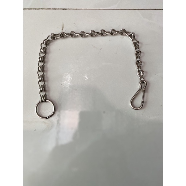 Dây xích cho thú cưng chó mèo bằng inox  sáng bóng không rỉ