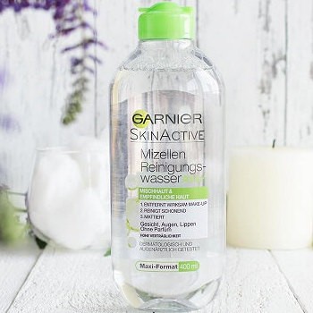 Tẩy trang Garnier – Garnier nước tẩy trang cho da nhạy cảm, da dầu 400ml