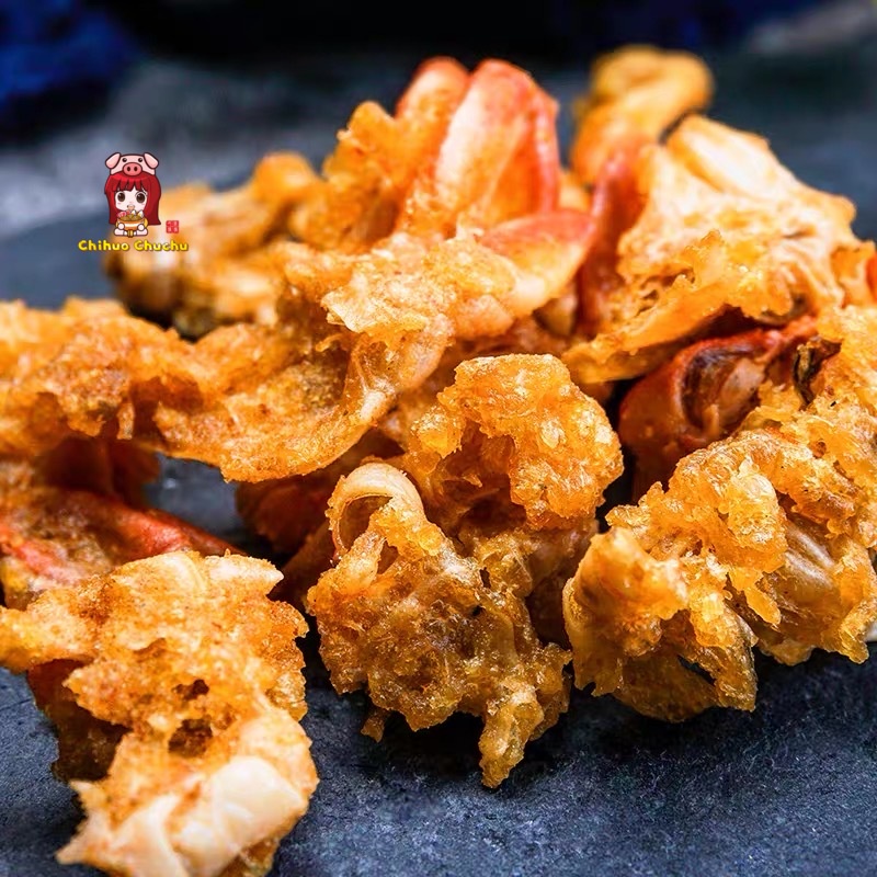 Cua sữa sấy giòn gia vị Cay Trứng muối