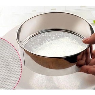 Rây bột tròn inox kt 15-20-25-30cm (0.5mm-mesh 60)