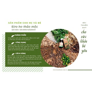 Siro thảo dược Hunahome